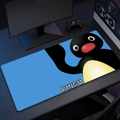 Mousepads Penguin Pingu Mat Non-slip Lockedge Office Student Gaming Thickened Large Writing Pad Cushion Mouse Pad
