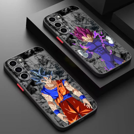 Gokuu Frosted Translucent For Samsung Galaxy S24 S23 S22 S21 S20 FE S10 S9 S8 Plus Ultra Pro 5G Funda