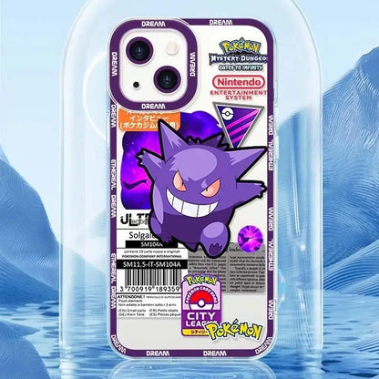 Pokemon Gengar Pikachu Case For Realme C63 C65 12 Pro Plus C67 C53 C55 C15 C21Y Cover Soft Silicone Couqe