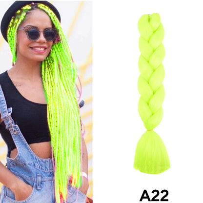 Jumbo Braiding Hair Synthetic Crochet Braids Hair Knotless Braids For Box Braids Senegales Tribal Braids Yaki Hair Extensions