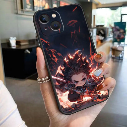 TanjiRo Nezuko Phone Case For Apple 16 iphone 15 14 13 12 11 Pro XS Max Mini X SE 8 7 Plus Case Capa Shell Cover
