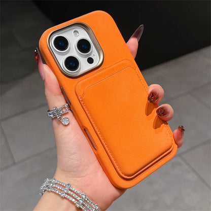 Magnetic Detachable PU Leather 2-in-1 Card Holder Shockproof Phone Case for iPhone 13/14/15/16 Pro Max Plus with Magsafe