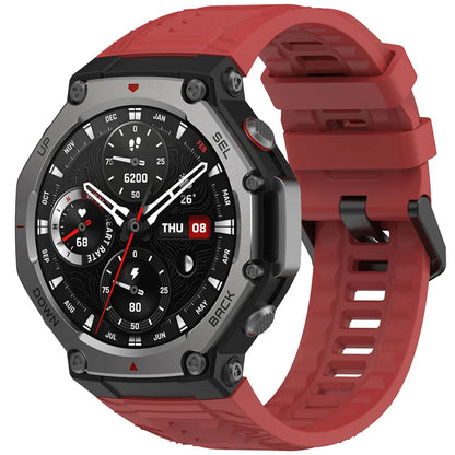 Silicone Strap For Amazfit T-rex 3 Smart Watch WristBand Sport Band For Huami Amazfit T-rex 3 Bracelet Accessories Correa
