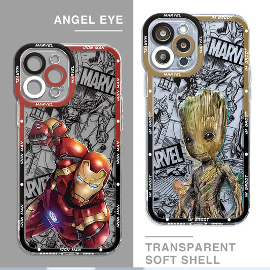 Hollywood Movie characters Case for Samsung Galaxy A33 A54 A13 A14 4G A15 A24 A73 5G A34 A23 A25 Coque Transparent Soft Cover