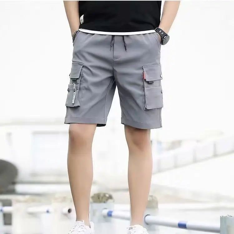 Summer Casual Shorts Men's fashion Instagram burst loose casual trend wearing casual pants in Korea version of the pants