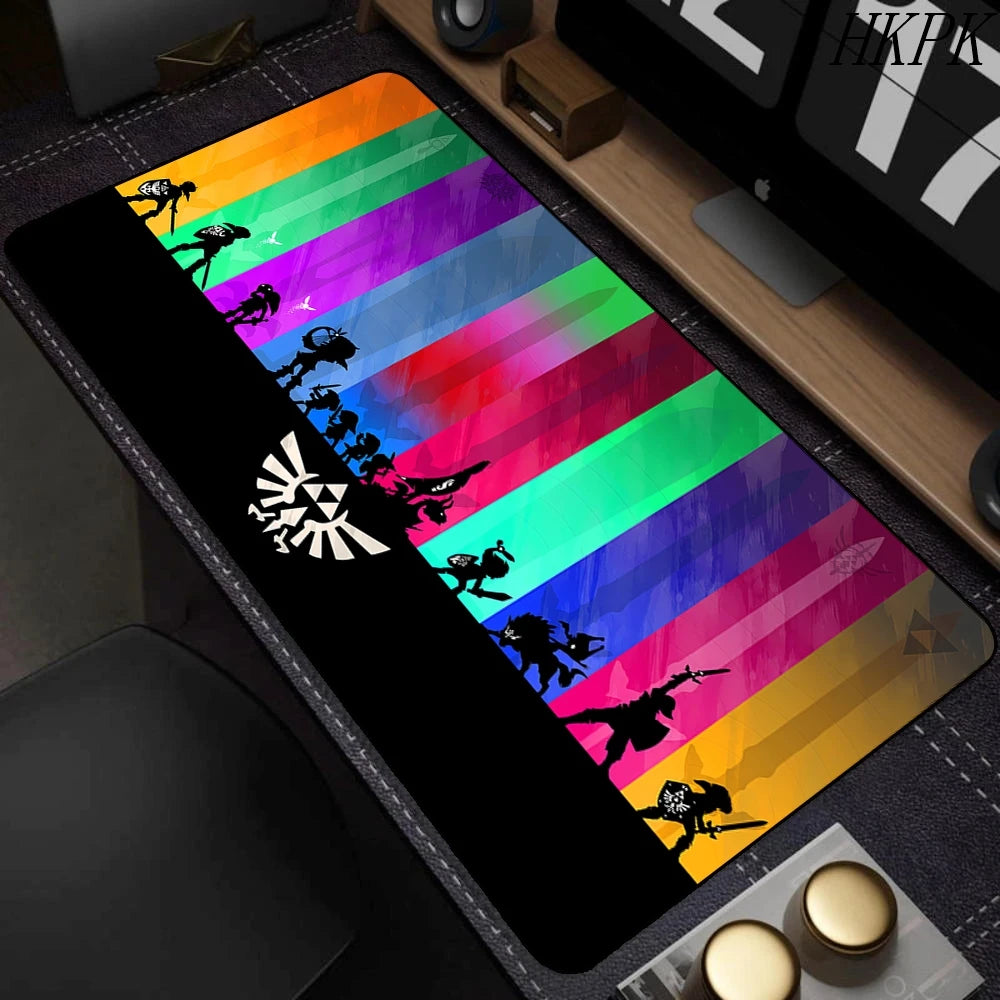 40x90CM PC Gamer Cabinet Z-Zeldas Of Legends Mousepad Mouse Pad Anime Carpet Desk Mat Gamers Accessories Gaming Keyboard Carpets