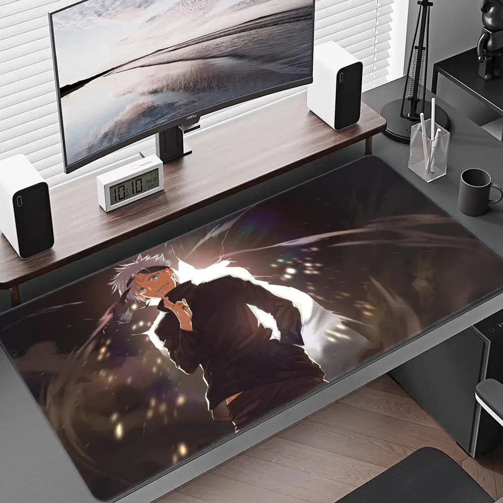 Satoru Gojo Anime Boy Mousepad Anime Mouse Pad Gamer XL Computer HD Home Mousepad XXL Mouse Mat Non-Slip