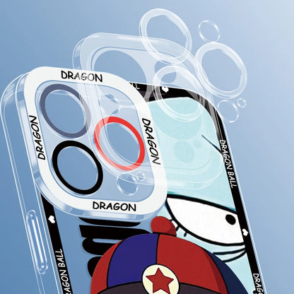 Gohan Goku Phone Case For iPhone 15 14 13 12 11 Mini XS XR X Pro MAX 8 7 Plus Angel Eyes Transparent Cover