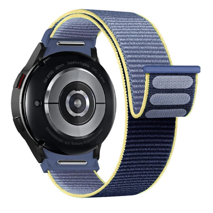 Band For Samsung Galaxy Watch 7/6/4/classic/5 pro 44mm 40mm wrist No Gaps Nylon sport loop correa bracelet Galaxy Watch 7 Strap