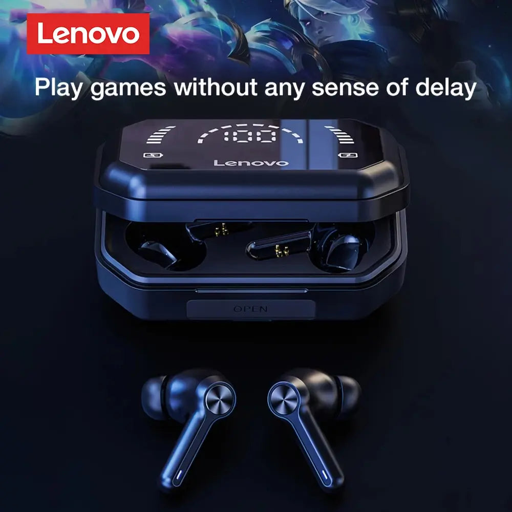 Lenovo LP3 Pro auriculares TWS Bluetooth 5,0 inalámbricos HIFI auriculares de música pantalla 1200mAh batería auriculares para juegos