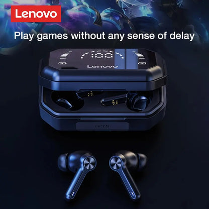 Lenovo LP3 Pro auriculares TWS Bluetooth 5,0 inalámbricos HIFI auriculares de música pantalla 1200mAh batería auriculares para juegos