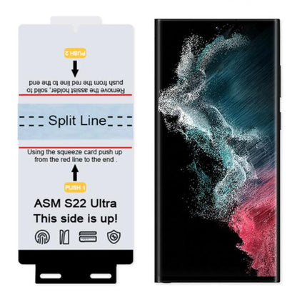 2 Pack Front Hydrogel Film for Galaxy S21 S22 S23 S24 Ultra S20 Plus Note 20 Ultra Note 10 Plus Screen Protector Case Friendly