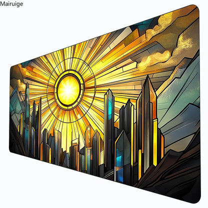 900x400MM MTG The Magic Gathering Play Mats Original Handcrafted TCG Playmat with Rubber Bottom & Stitched Edge CCG Card Mat