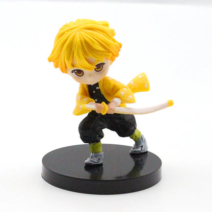 Demon Slayer Mini Figurine 6pcs/12pcs/Sets Kimetsu No Yaiba Small PVC Dolls Desktop Decoration