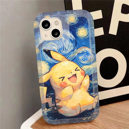 Anime Case for iPhone 15 14 13 12 11 Pro Max XR XS X 8 7 6 6S Plus SE 2020 Shockproof Clear TPU Protective Cover