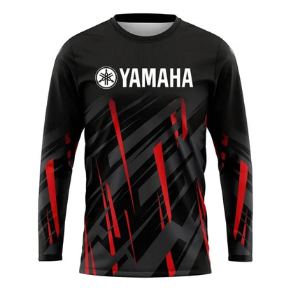 2026 Yamaha Design New Racing Cycling Suit - Men’s Off-Road Motorcycle Sports Fast Drying Long Sleeved Loose Jersey