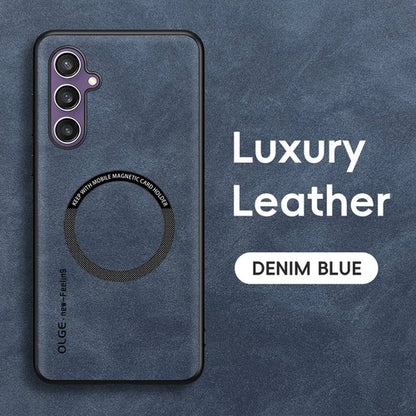 Magnetic For Magsafe Leather Case For Samsung Galaxy S24 S23 S22 Ultra