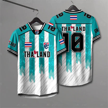 Elephant Print 3D Rugby T-Shirt