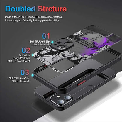 Clear Matte Phone Case for Apple iPhone 15 14 13 12 11 Pro Max 13 12 Mini XS XR X 7 8 6 6S Plus Anime N-Narutos Bright Art Cover