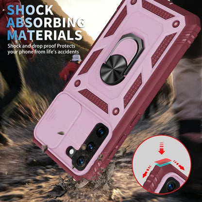 Stand Holder Armor Rubber Case for Samsung S24 Ultra S24 S23 Ultra S22 S21 S23FE A35 A55 A12 A13 A14 A33 A53 Shockproof Cover