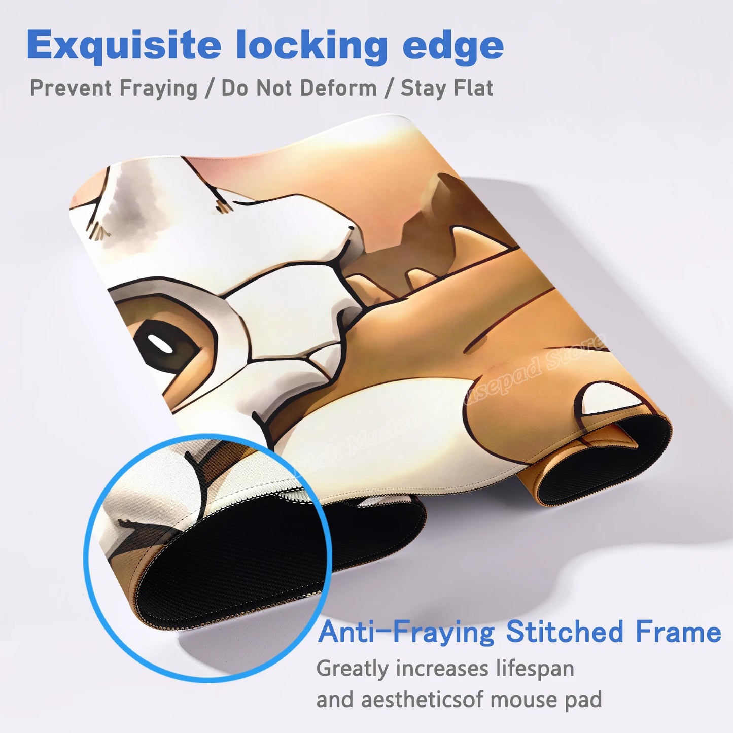 Kawaii Cubone Large Mouse Pad Gamer XXL Pc Keyboard Mouse Mat Tapis Souris Gaming HD P-Pokemons Rubber Mousepad Desk Accessories