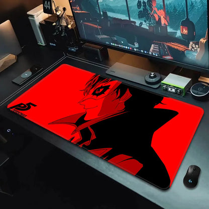 Game Persona P5 Mousepad HD Printing Computer Gamers Locking Edge Non-slip Mouse Pad XXL90x40cm Keyboard PC Desk Pad