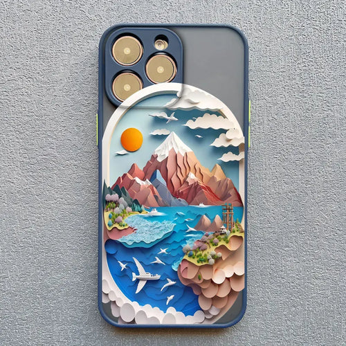 Printing Landscape Phone case For iPhone 15 14 7 8 Plus XS X XR 14 13