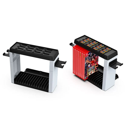 For Nintendo Switch Oled Accessories Multi-Function Console Stand Storage Bracket Game CD Disc Pro Controller Holder Tower