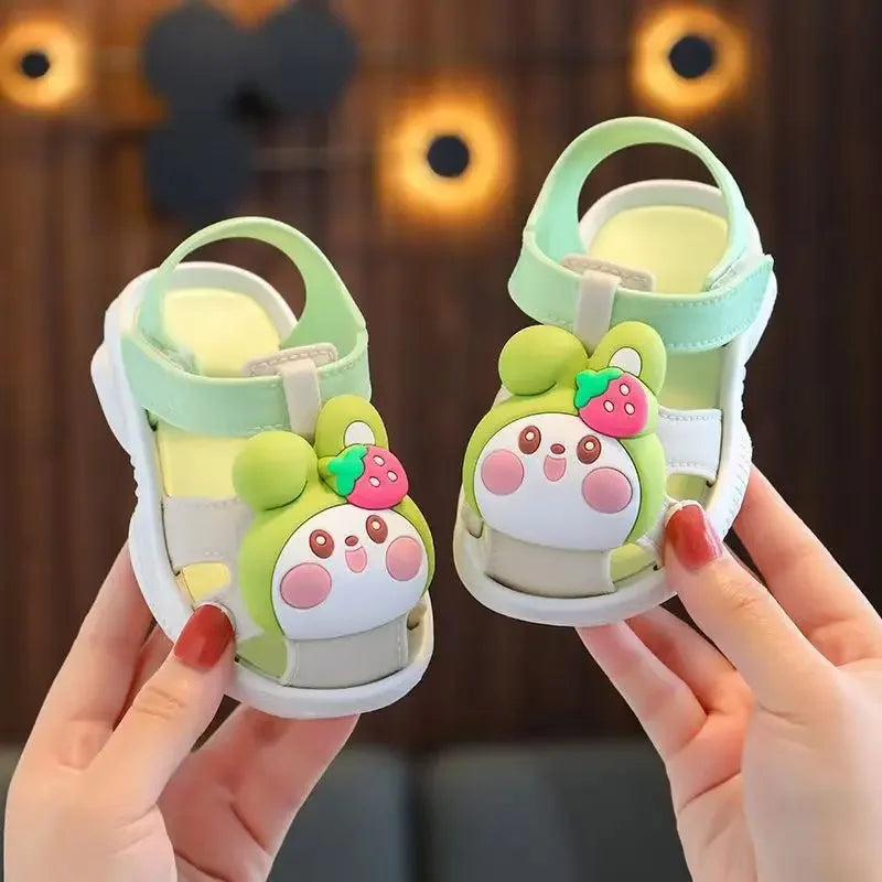 Sandalias Shoes for Girl Children Sandals Garden Shoes New Summer Cartoon Boy Beach Shoe Soft Soled Girls Walking Shoe Baby Shoe