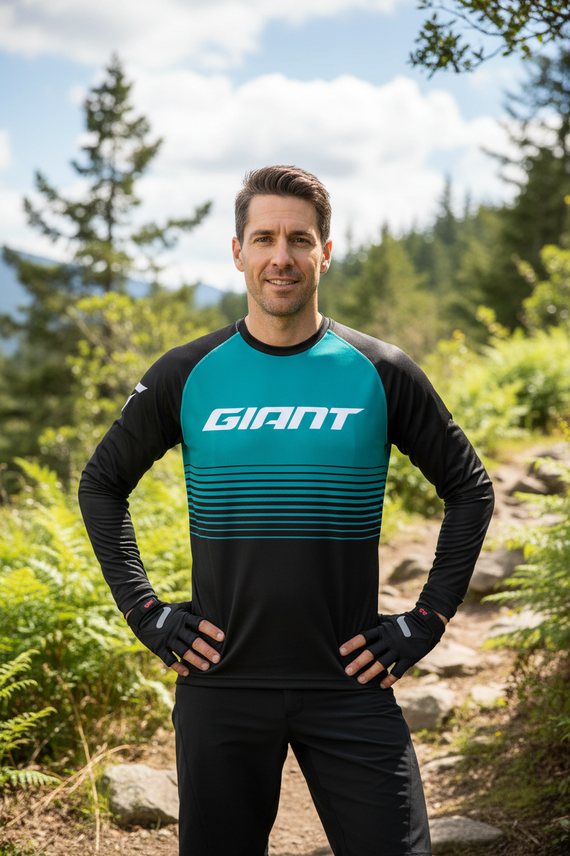 Off-road Endurance Downhill Jersey MTB Bicycle Shirt BMX Mountain Bike Sweatshirt Breathable Quick-Drying Shirt
