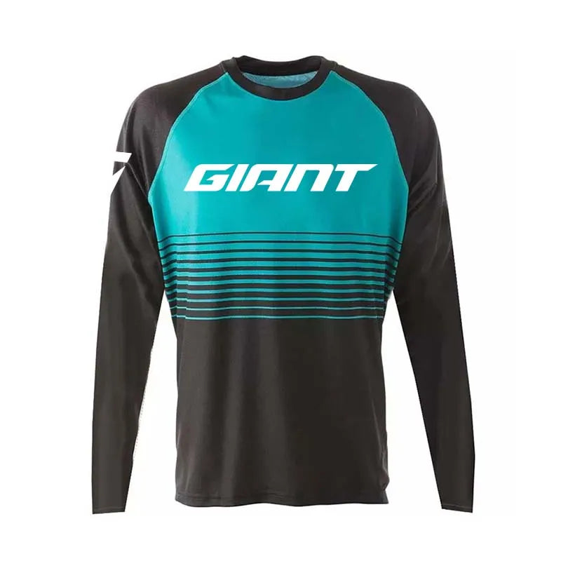 Off-road Endurance Downhill Jersey MTB Bicycle Shirt BMX Mountain Bike Sweatshirt Breathable Quick-Drying Shirt