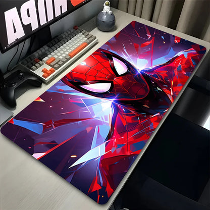 Spider-Man Mouse Pad Laptop HD Anime XXL Keyboard Pad Gamer Cabinet Mousepad PC Gaming Accessories Desk Mat Rubber Carpet