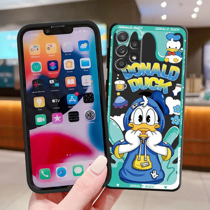 Personaje de dibujos animados de Anime 💙 Mickeyy funda de teléfono para Samsung Galaxy A20e A01 A31 A04 A40 A02s A41 A04s A30 A02 A10 A10s A71 A05