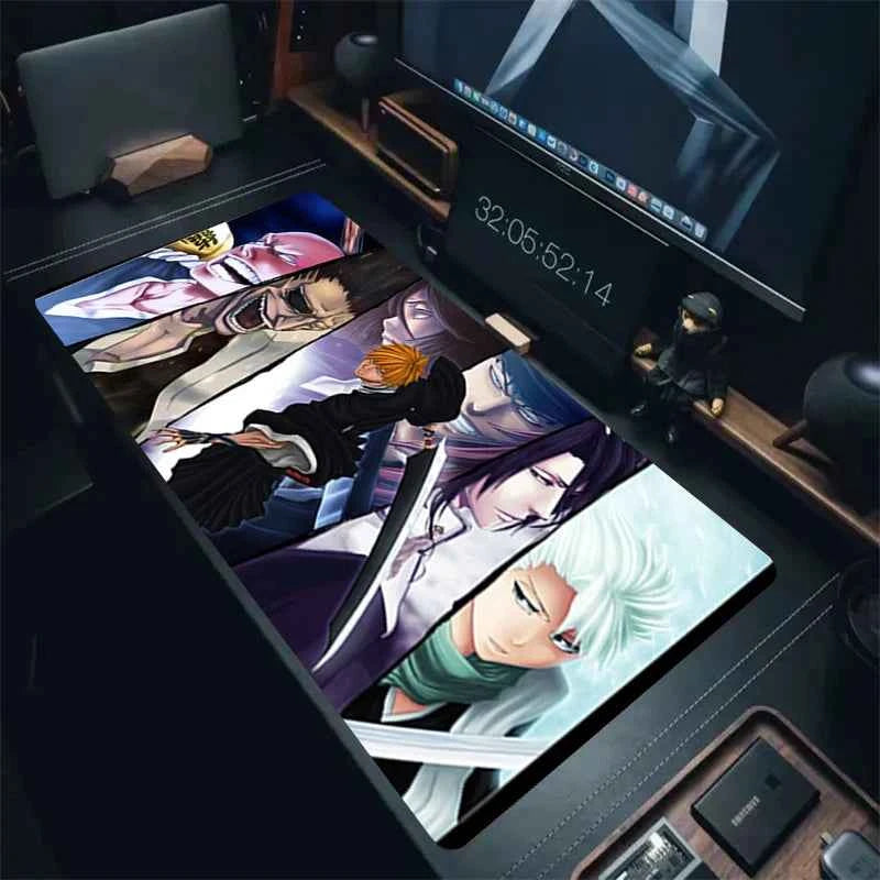 XXL Anime BLEACH Large Mouse Pad Gamer Cabinet Pc Keyboard коврик для мыши Computer Desk Mat 90x40CM Gaming Accessories Mousepad