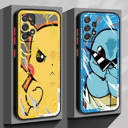 Luxury cartoon Phone Case for Samsung Galaxy A54 A53 A13 A35 A14 A25 A32 A55 A34 A24 A52 Shockproof Matte Cover