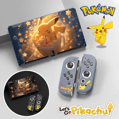 Pokemon Pikachu Soft TPU Skin Protective Case for Nintendo Switch NS OLED Joy-Con Controller Protection Housing Shell Cover Gift