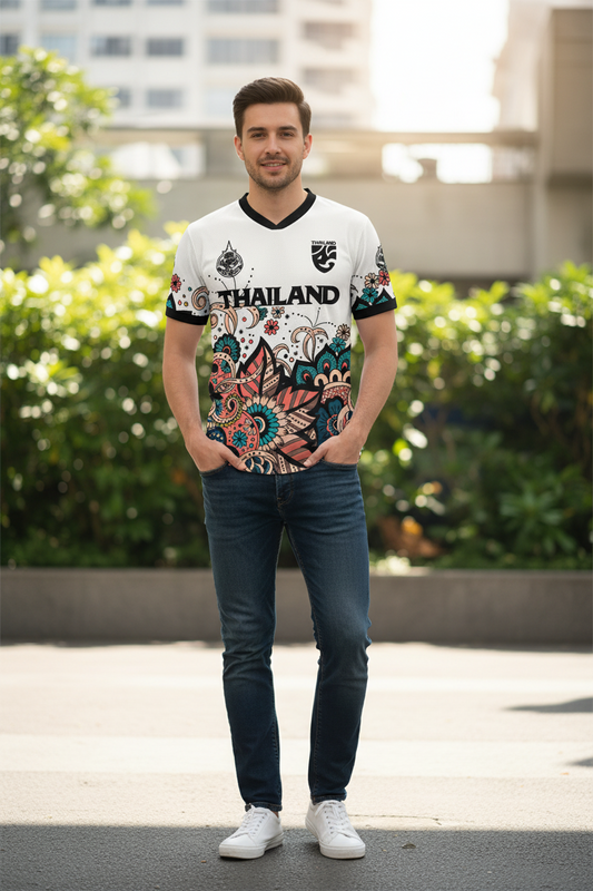 Elephant Print 3D Rugby T-Shirt