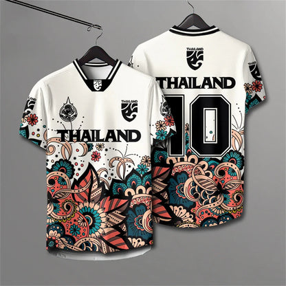 Elephant Print 3D Rugby T-Shirt