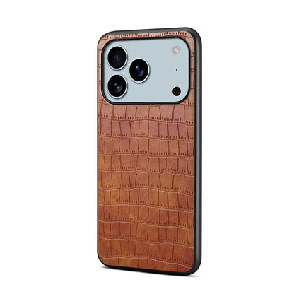 For iPhone 17 Air 17Pro Max Luxury PU Leather Phone Back Case Cover for iPhone 17 17Air 17 Pro Max Shockproof Bumper Coque