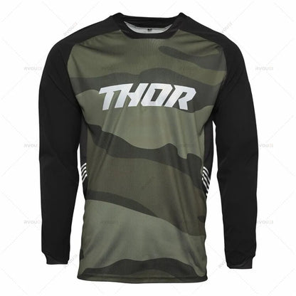 Adult Motocross Jersey MTB Off Road Mountain New Racing Bike Downhill Jersey MX BMX Cycling Jersey Enduro Sweatshirt