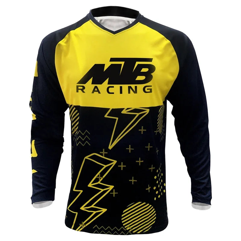 Men's MTB Motocross Jersey Motorcycle Mountain Bike Moto Wear BMX DH T Shirt Clothing Maillot Ciclismo Downhill Clothing