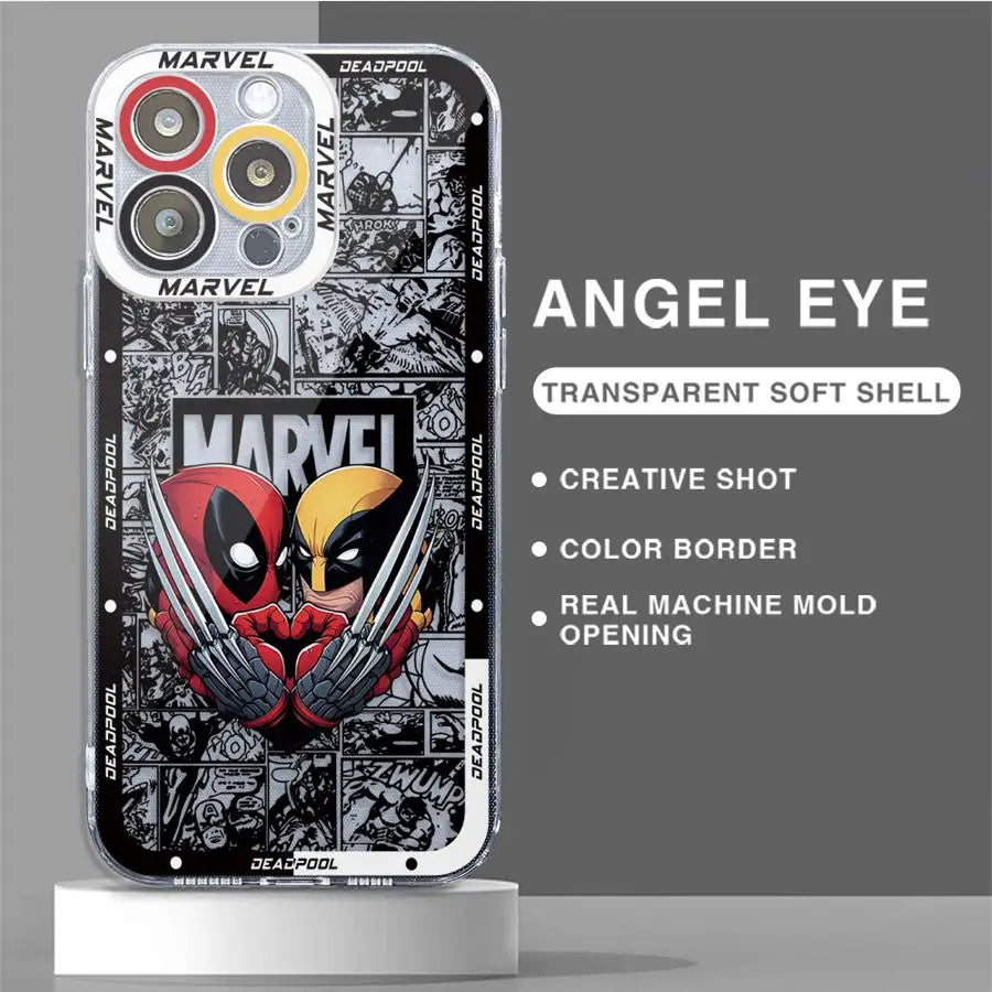 Movie characters Phone Case for iPhone 16 Pro 15 12Pro Max 13 14 Plus 7 8 XS SE 11 16Plus Angle EYE Cover Shell Capa
