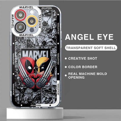 Movie characters Phone Case for iPhone 16 Pro 15 12Pro Max 13 14 Plus 7 8 XS SE 11 16Plus Angle EYE Cover Shell Capa