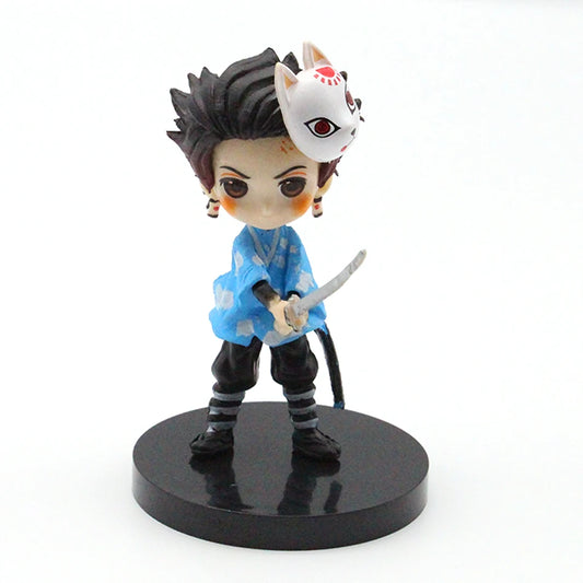 Demon Slayer Mini Figurine 6pcs/12pcs/Sets Kimetsu No Yaiba Small PVC Dolls Desktop Decoration
