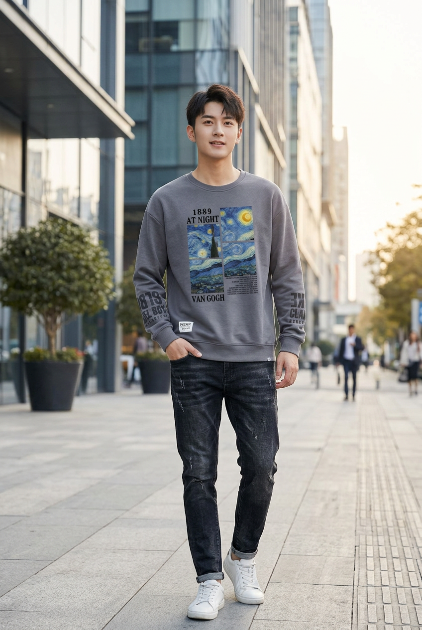 Unleash Your Inner Artist: Van Gogh’s Starry Night Streetwear Tee