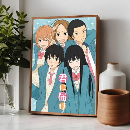 Kimi Ni Todoke Anime Anime Tapestry Art Science Fiction Room Home Decor Wall Art Decor