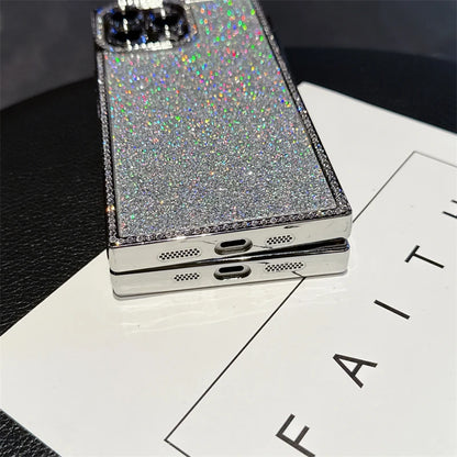 Luxury Diamond Sequin Bling Glitter Case For iPhone 16 15 14 13 Pro Max Electroplated Soft Silicone Shockproof Bumper Cover