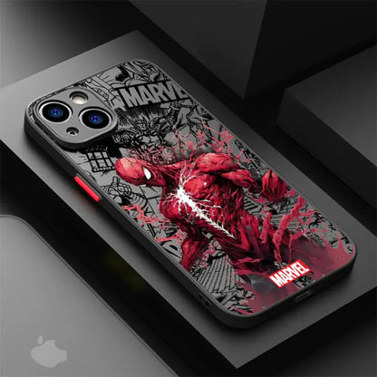 Marvel heroes phone cases for Apple iPhone 11 SE 8 14 12 Pro 15 7 Plus 13 Mini XS Max XR Luxury Matte Back Covers