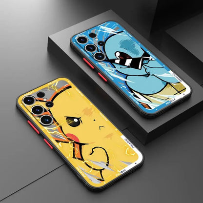 Luxury cartoon Phone Case for Samsung Galaxy A54 A53 A13 A35 A14 A25 A32 A55 A34 A24 A52 Shockproof Matte Cover
