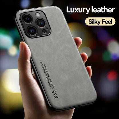 Case For iPhone 16 16e 15 14 13 12 11 Pro Max Plus 13 12 Mini 8 7 SE X XS Luxury Protective Cover Car Holder Phone Coque Fundas